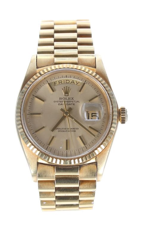 SIGNED ROLEX, OYSTER PERPETUAL DAY